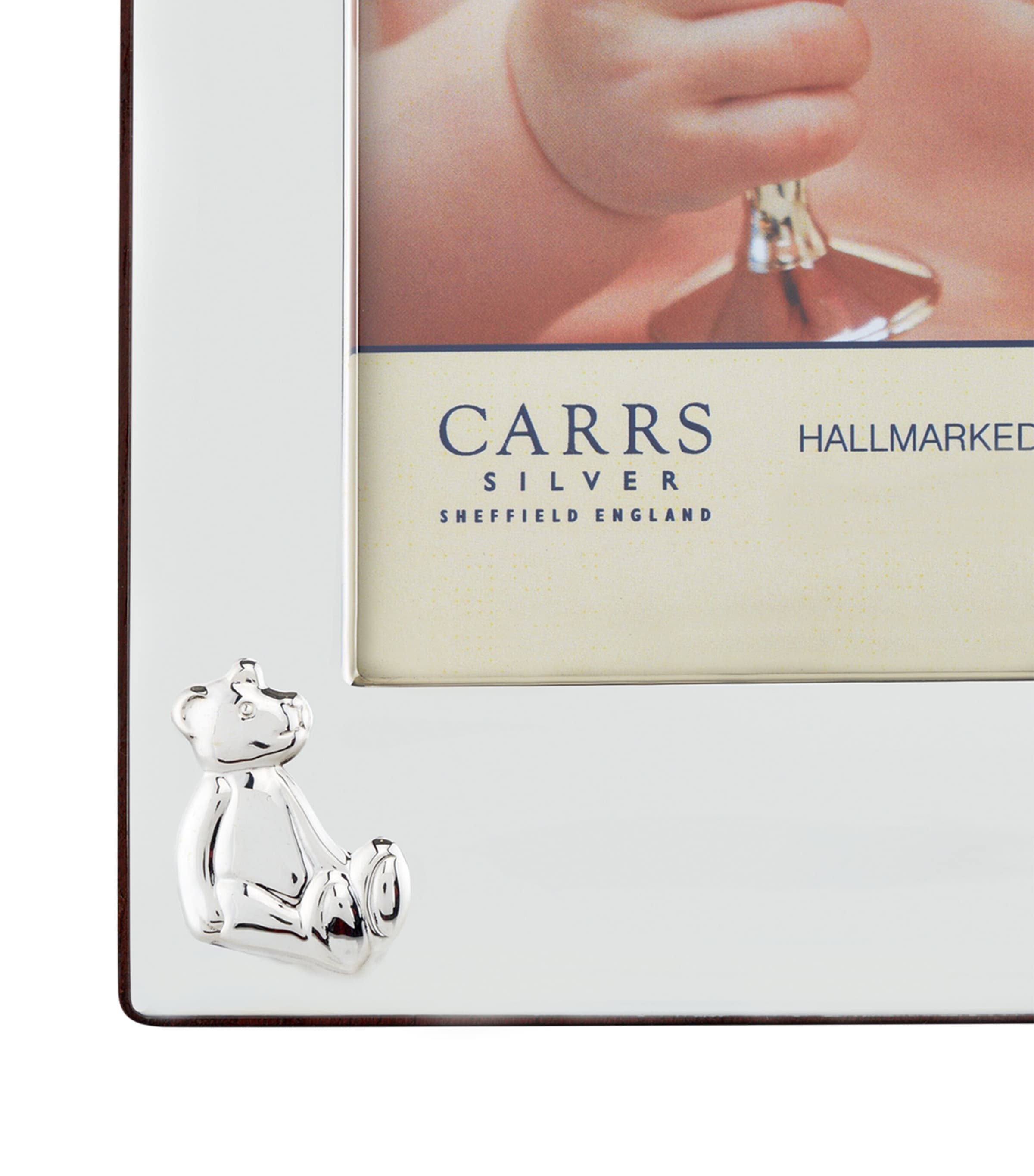 Carrs Silver Sterling Silver Bear Frame (6'' x 4'') SILVER