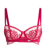 Red Romance Half-Cup Bra