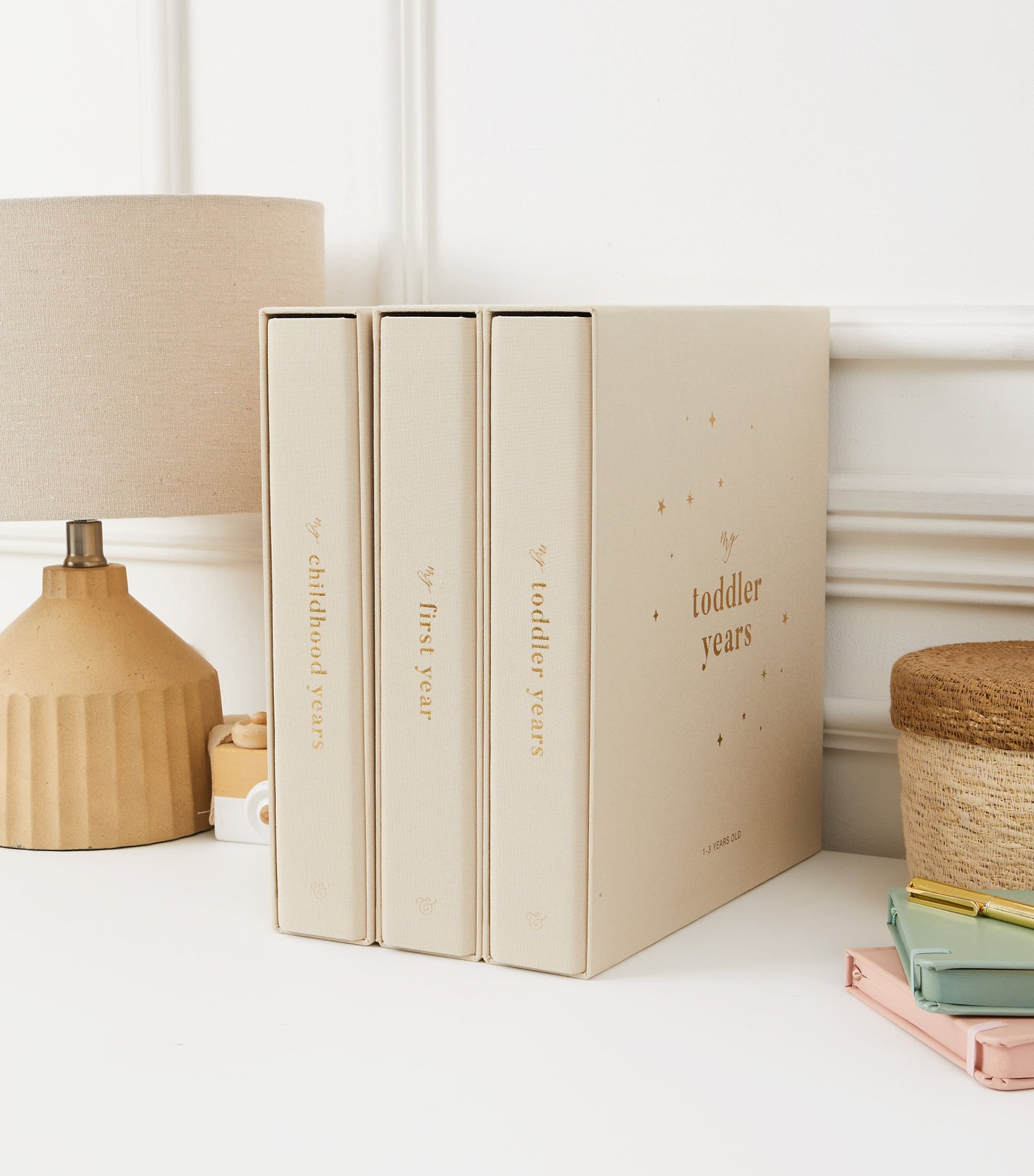 Blush and Gold My Toddler Years Photo Album