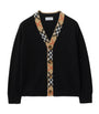 Burberry Kids Wool Check-Trim Cardigan (3-12 Years)
