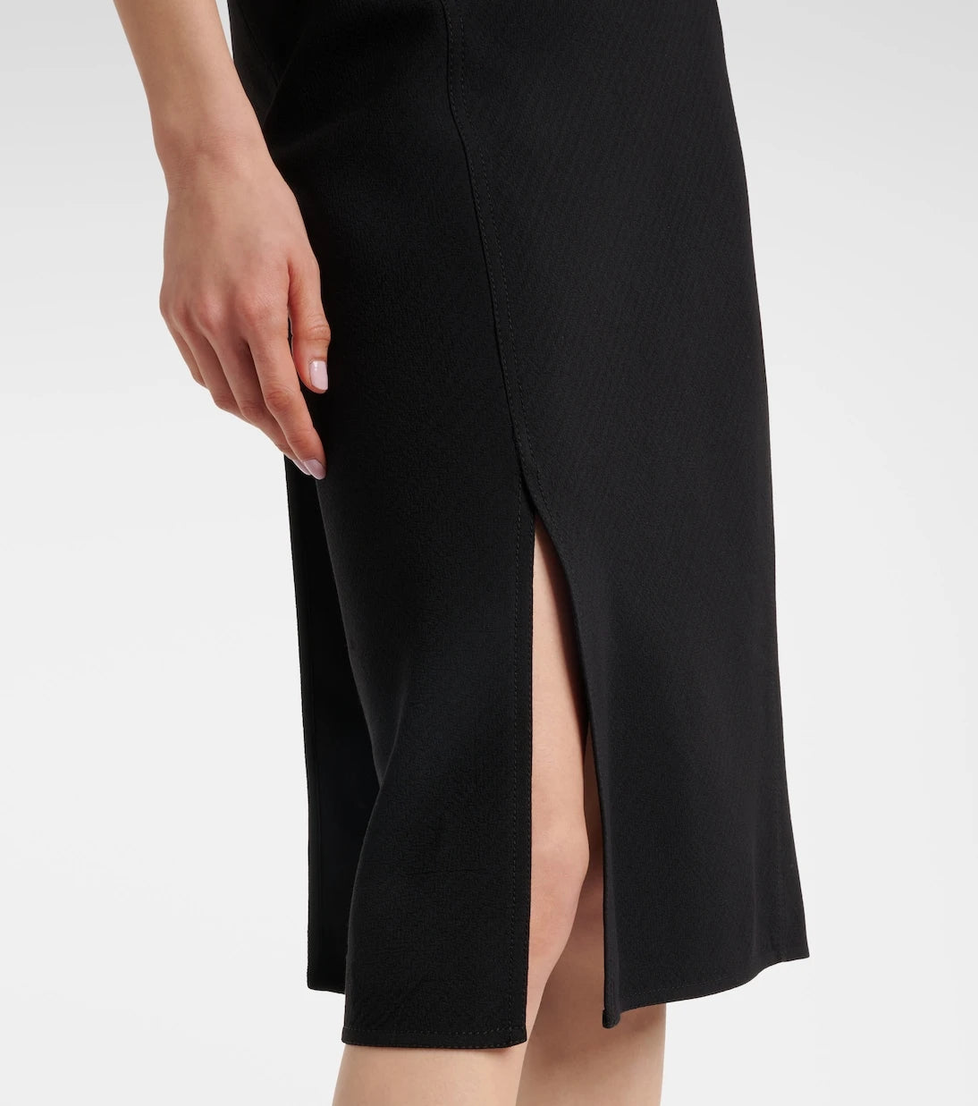 Bottega Veneta - One-shoulder crêpe midi dress