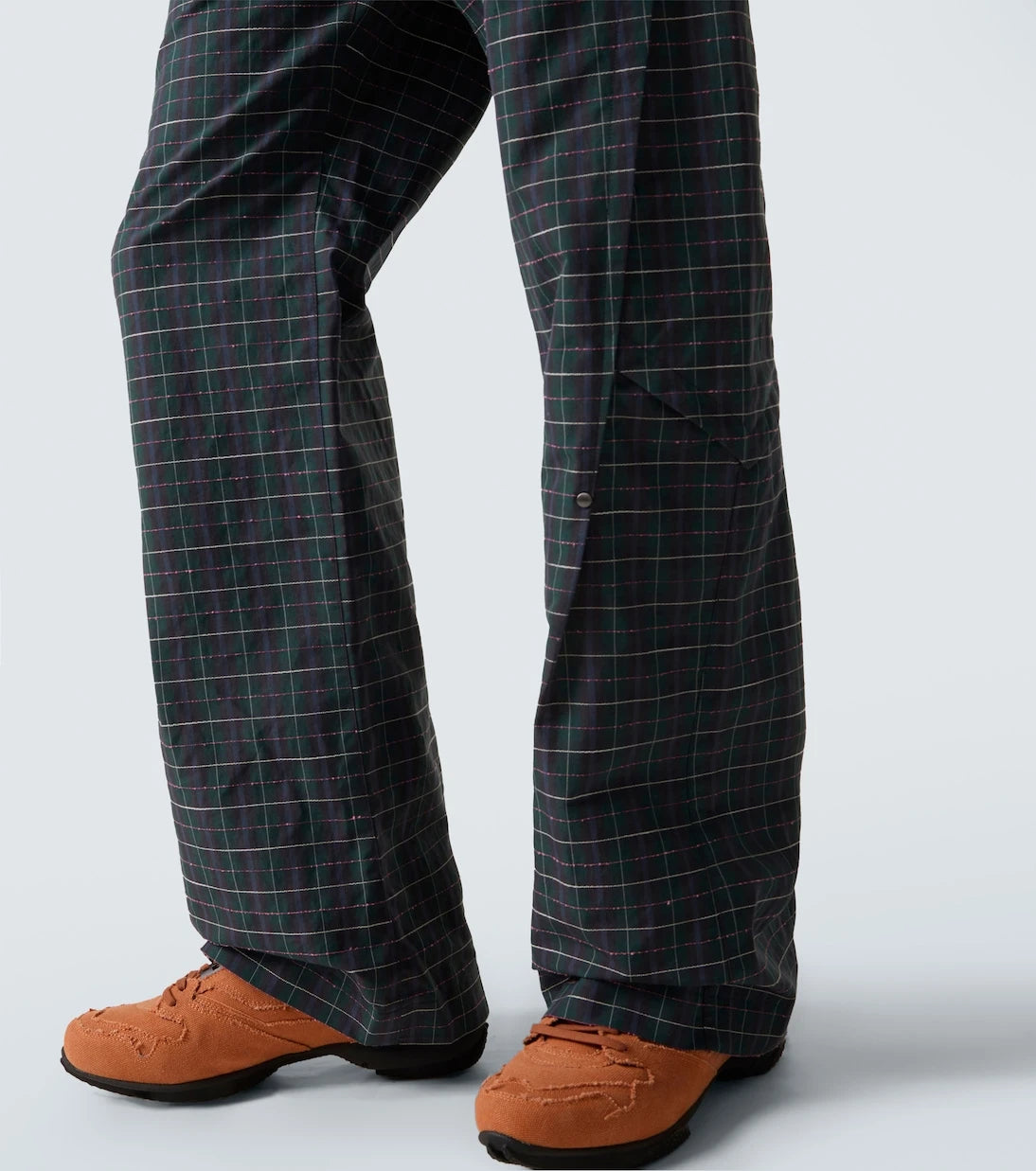 Kiko Kostadinov - Kraner checked cotton-blend wide-leg pants