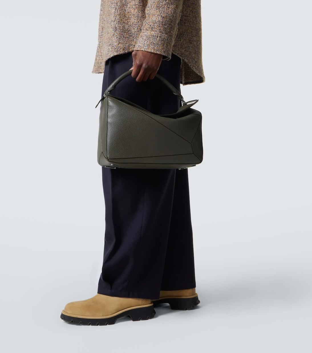 Loewe - Puzzle Large leather top-handle bag