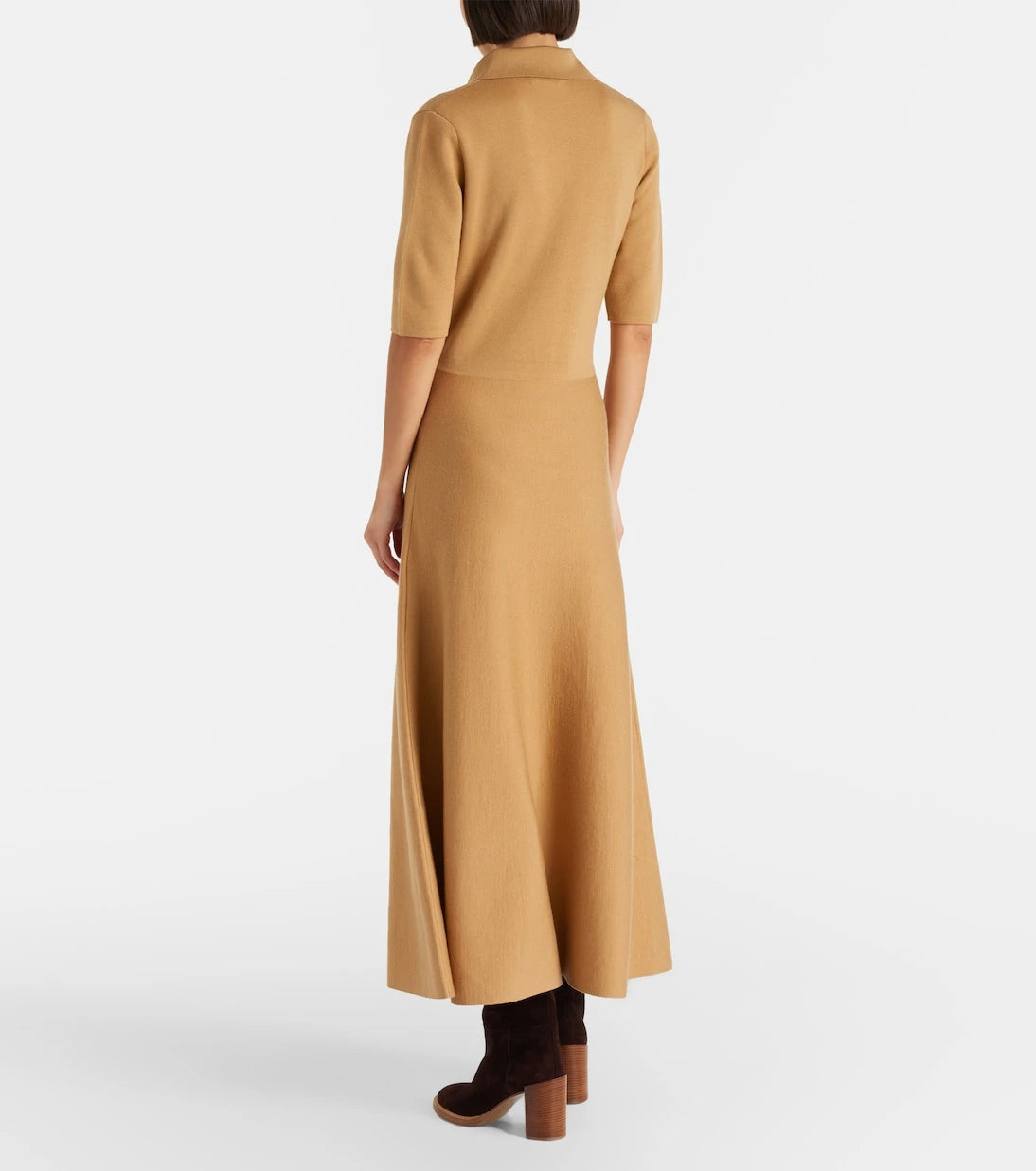 Gabriela Hearst - Wool and silk polo dress