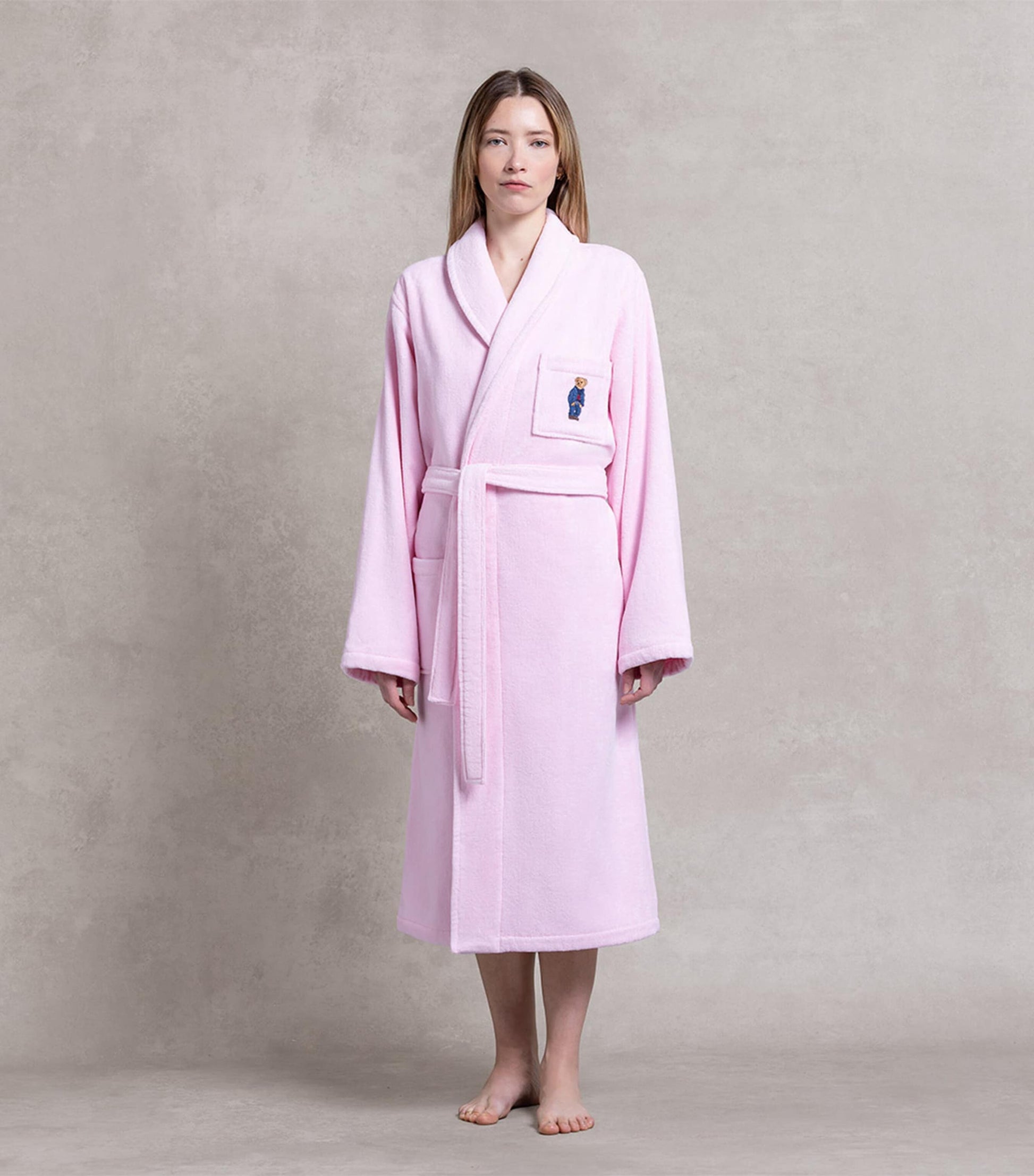 Cotton Denim Bear Bathrobe