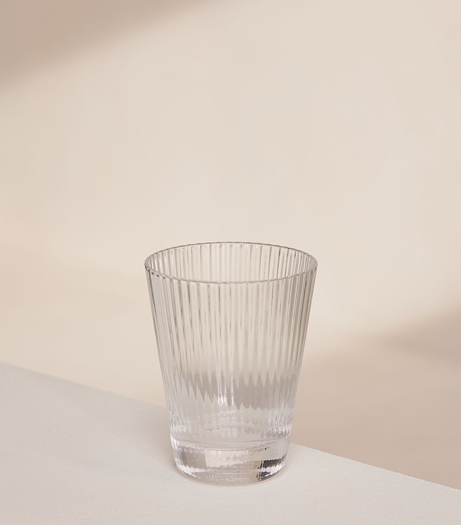 Set of 4 Fluted Water Glasses