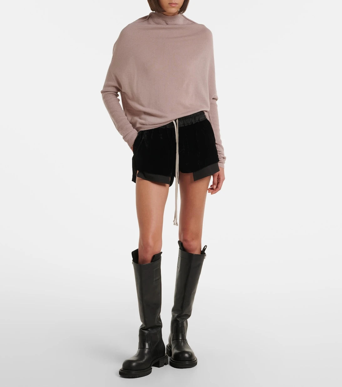 Rick Owens - LS Crater virgin wool sweater