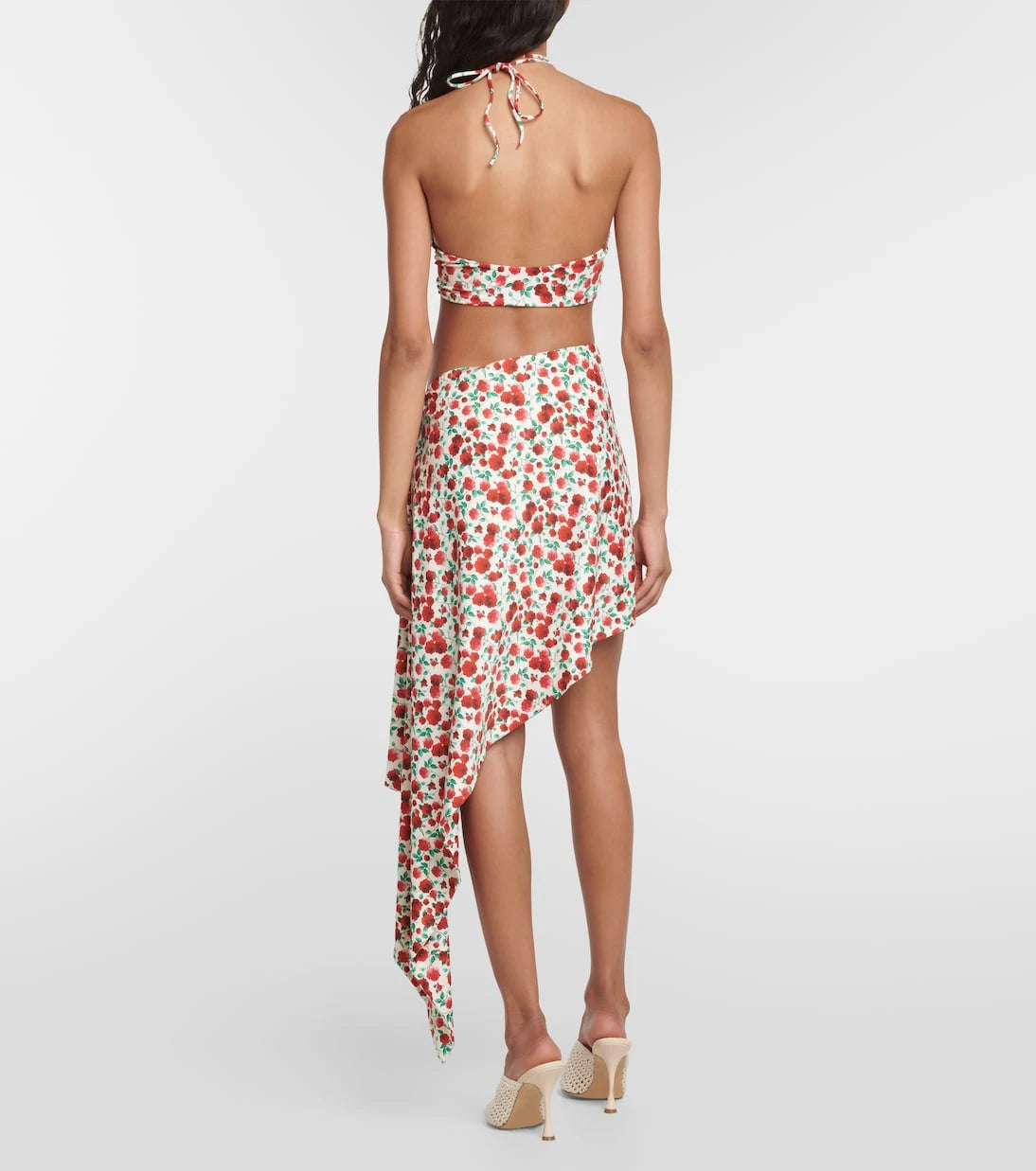 Magda Butrym - Floral appliqué miniskirt