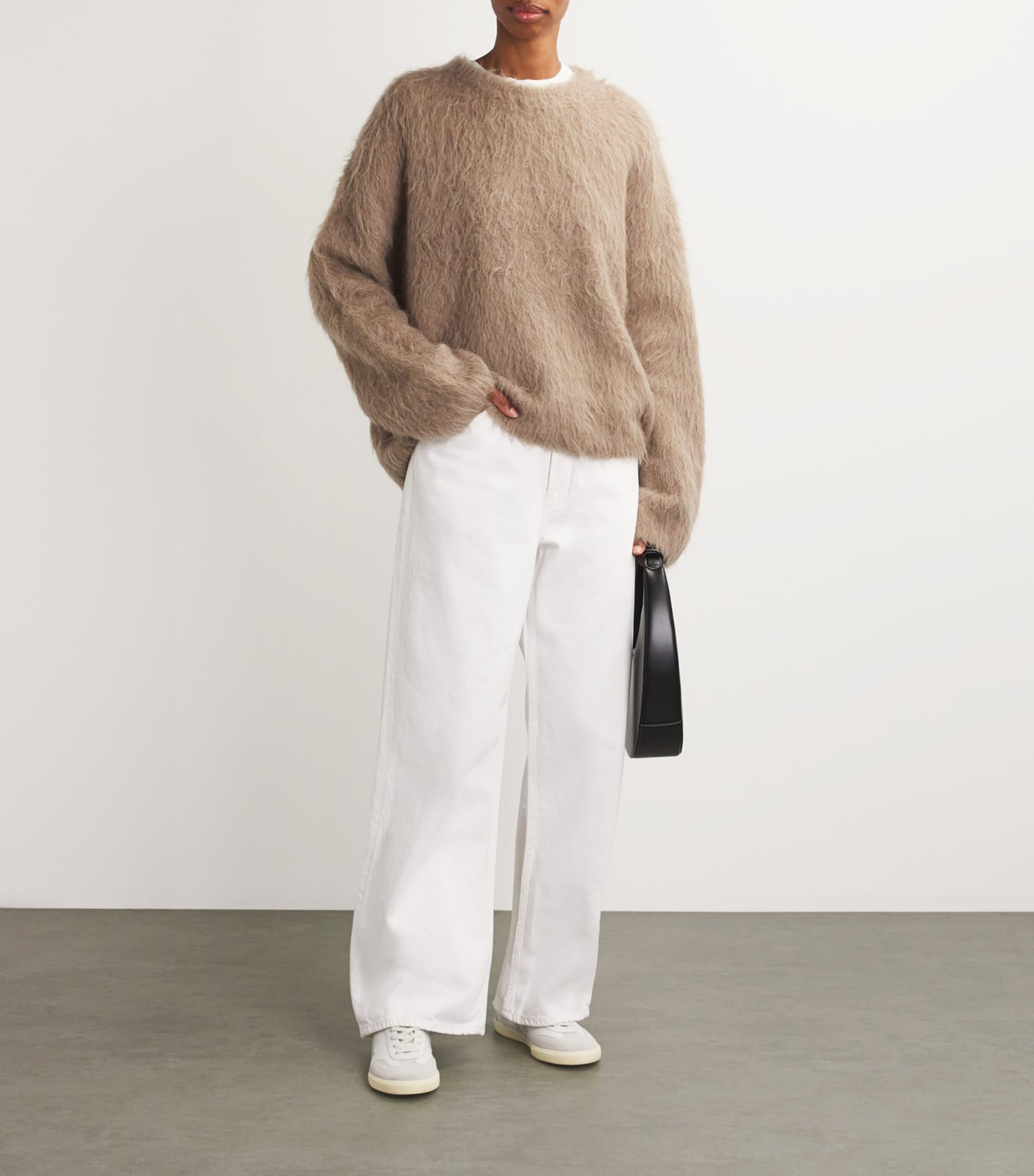 Veja White Leather Volley Sneakers