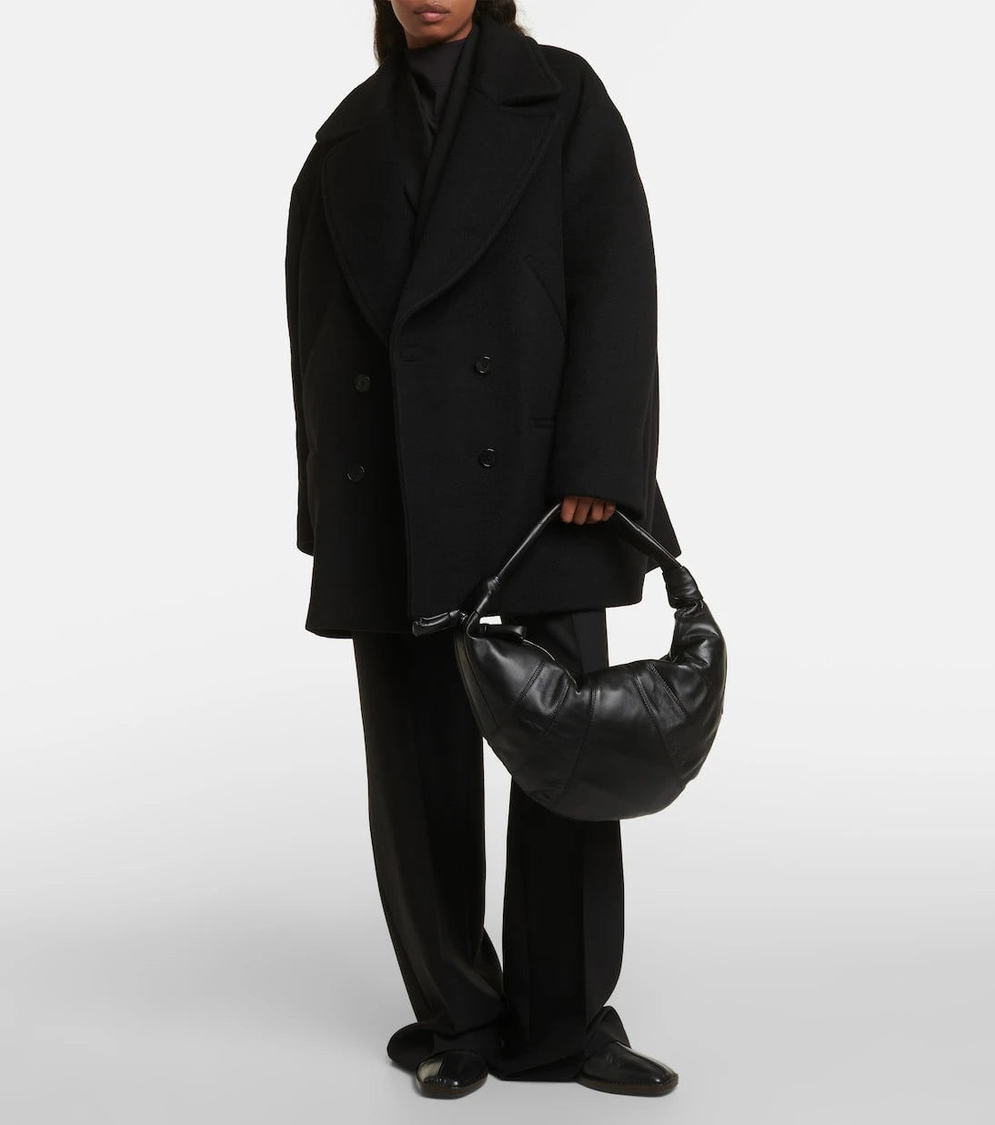 Lemaire - Fortune Croissant leather shoulder bag