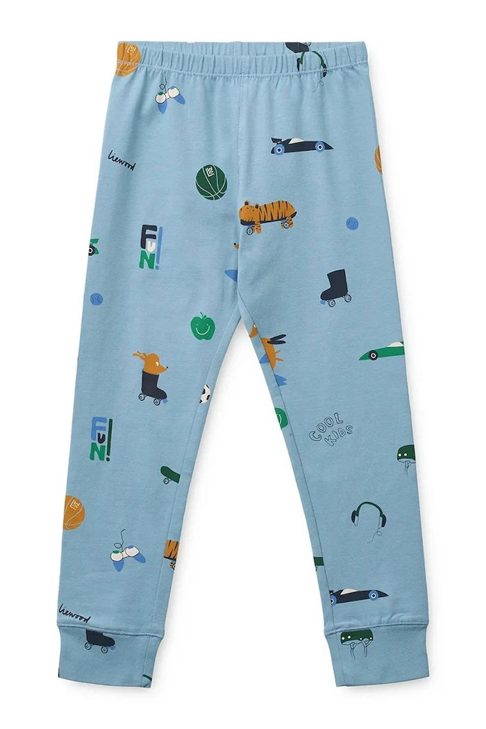 Детска пижама Liewood Wilhelm Printed Pyjamas Set