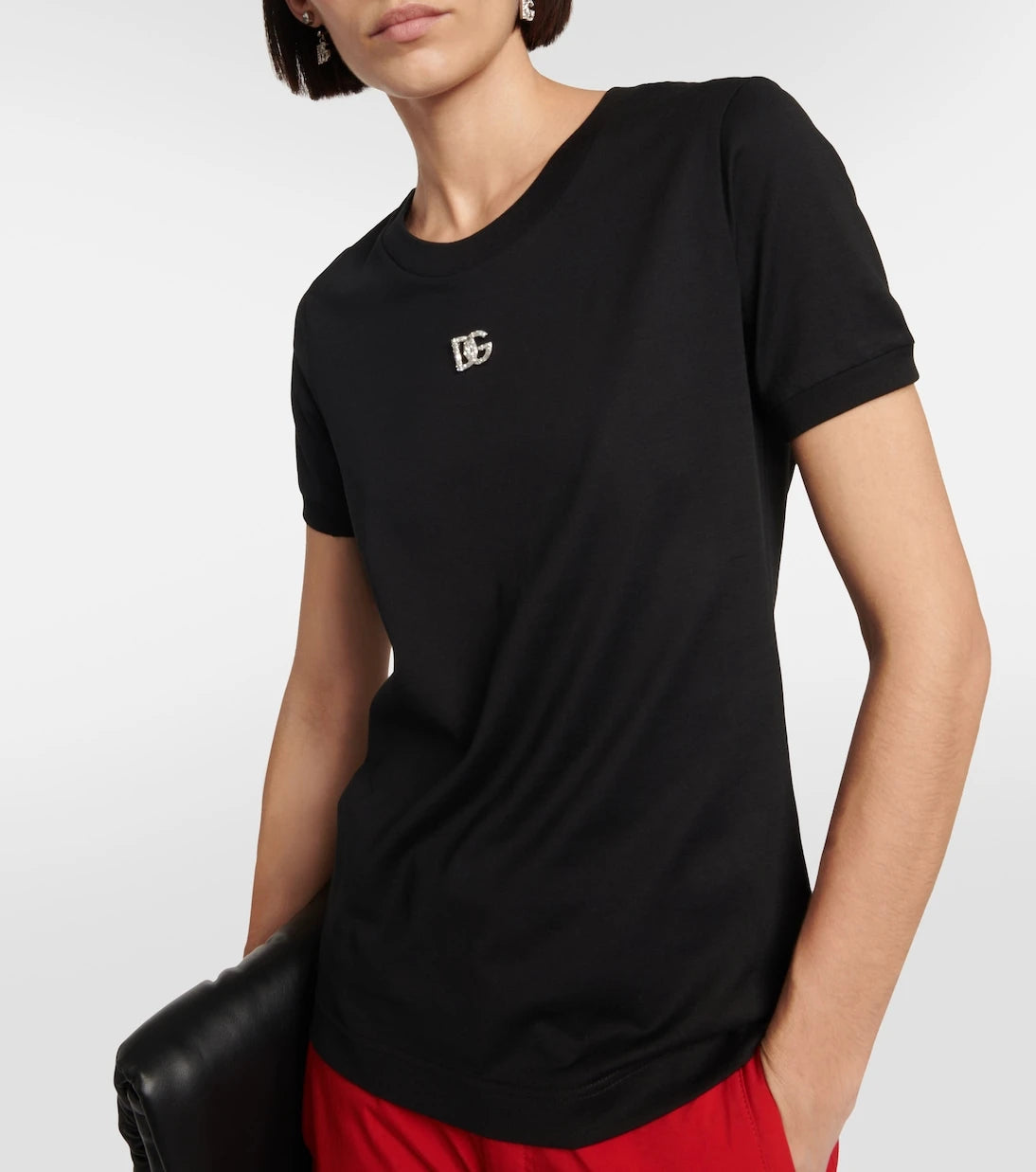 Dolce&Gabbana - Embellished cotton jersey T-shirt