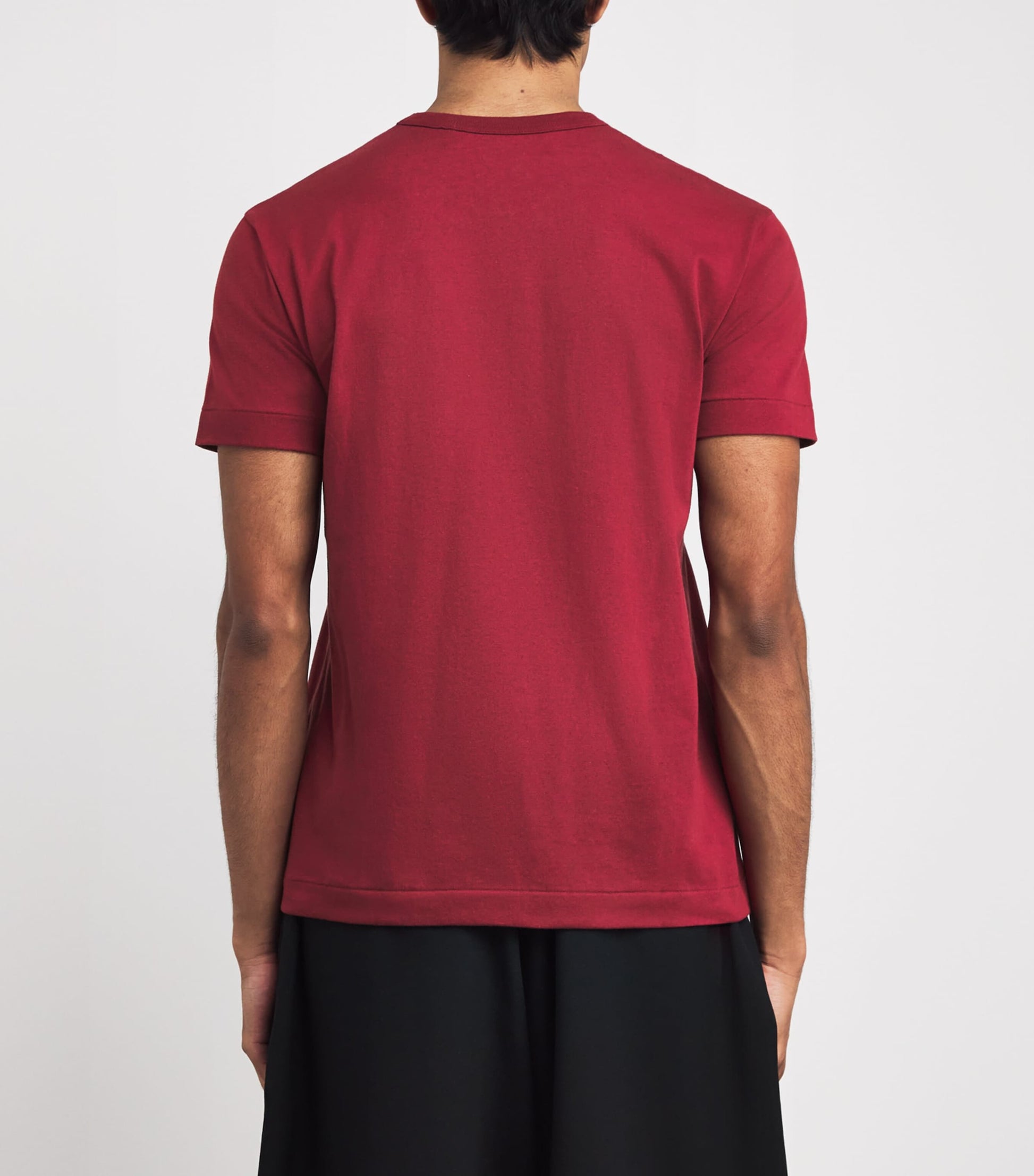 Comme Des Garçons Play Embroidered Double-Heart T-Shirt