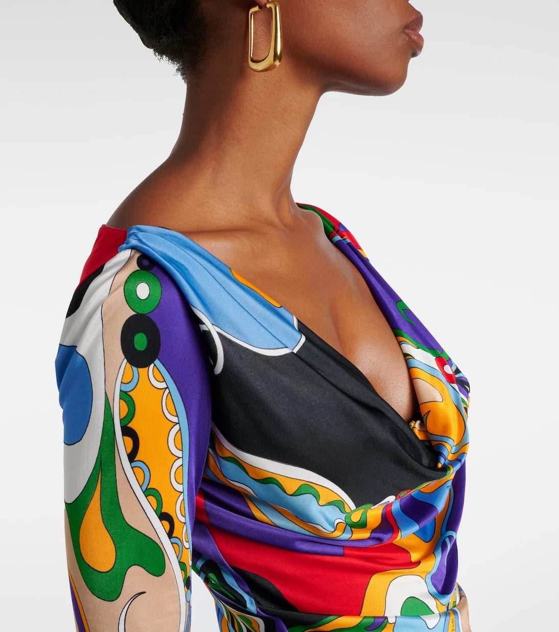 Pucci - Orchidee jersey blouse