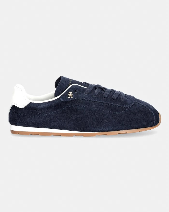 Tommy Hilfiger TH BELLA LOW RUNNER SUEDE kadın süet spor ayakkabı