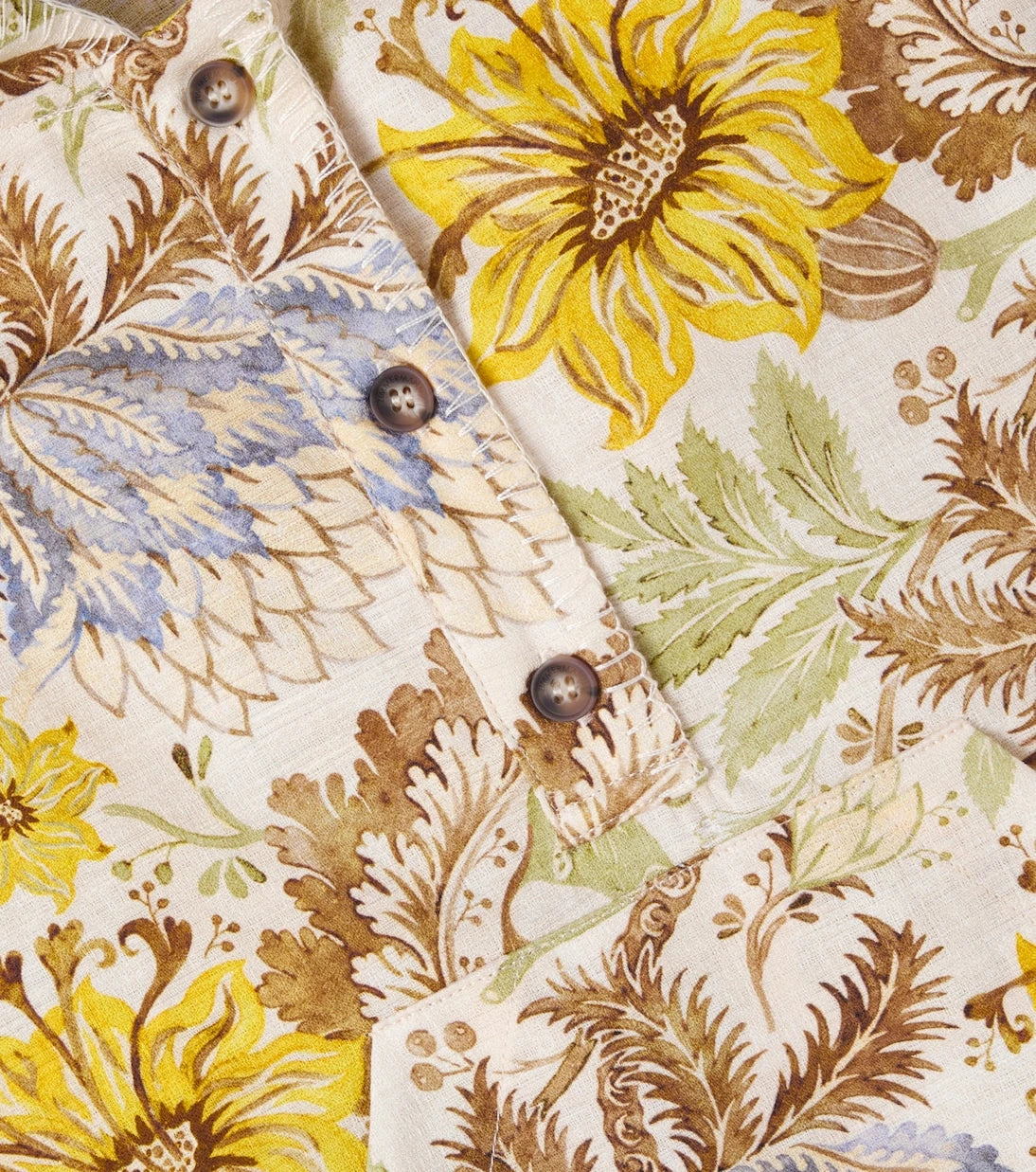 Zimmermann Kids - Floral hooded cotton top