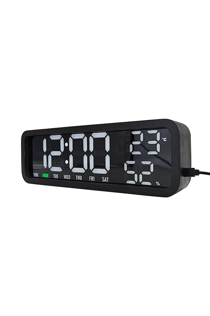 Karlsson ahşap masa alarm saati