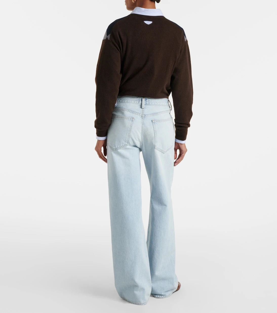 Agolde - Shona high-rise wide-leg jeans