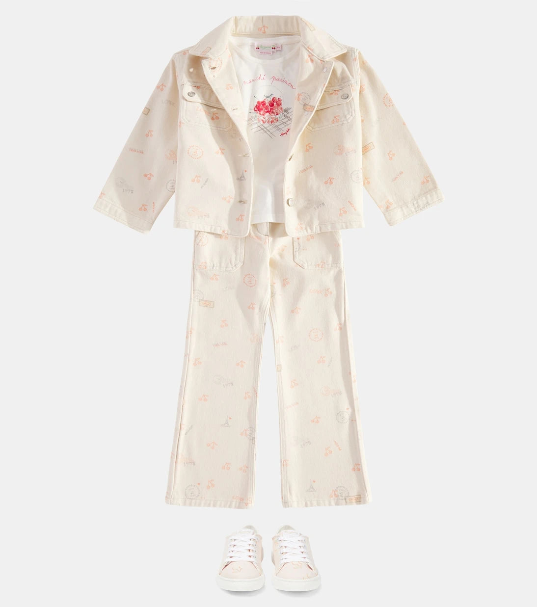 Bonpoint - Gillie printed denim jacket