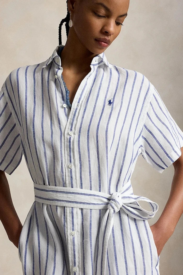Polo Ralph Lauren рокля тип риза от лен