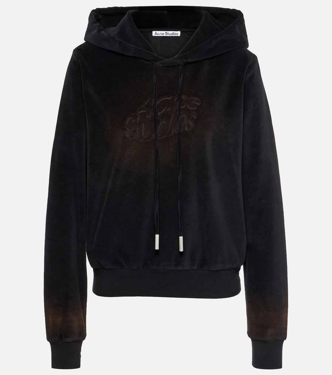 Acne Studios - Faro cotton-blend velvet hoodie