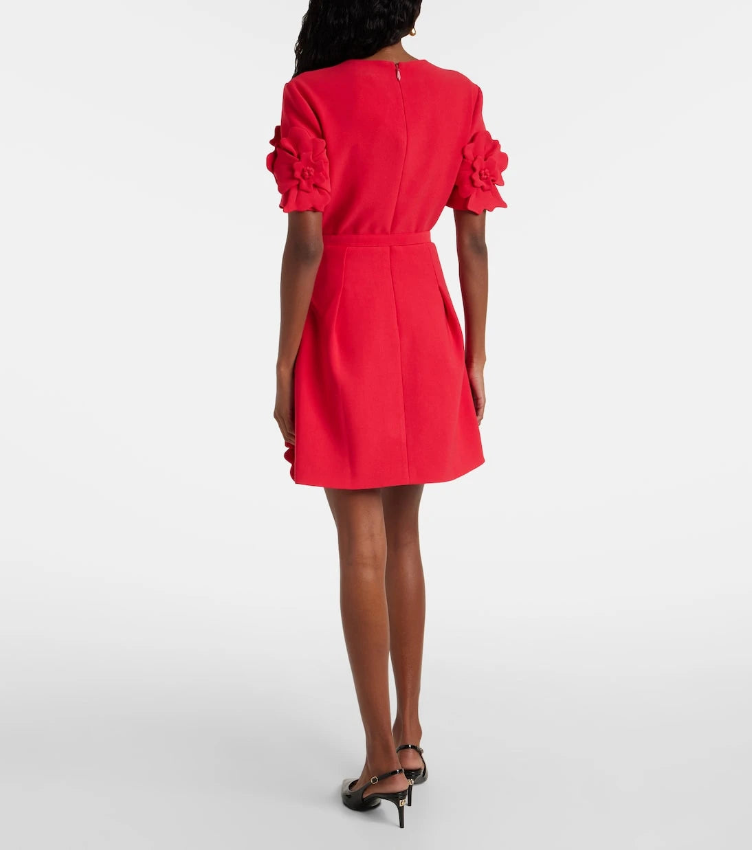 Leo Lin - Aurélie floral-appliqué minidress