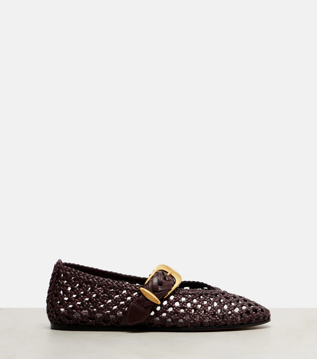 Zimmermann - Helix braided leather ballet flats