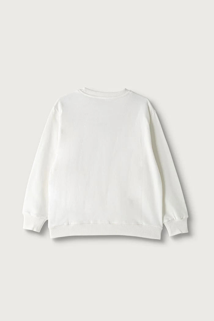 Pamuklu çocuk sweatshirt