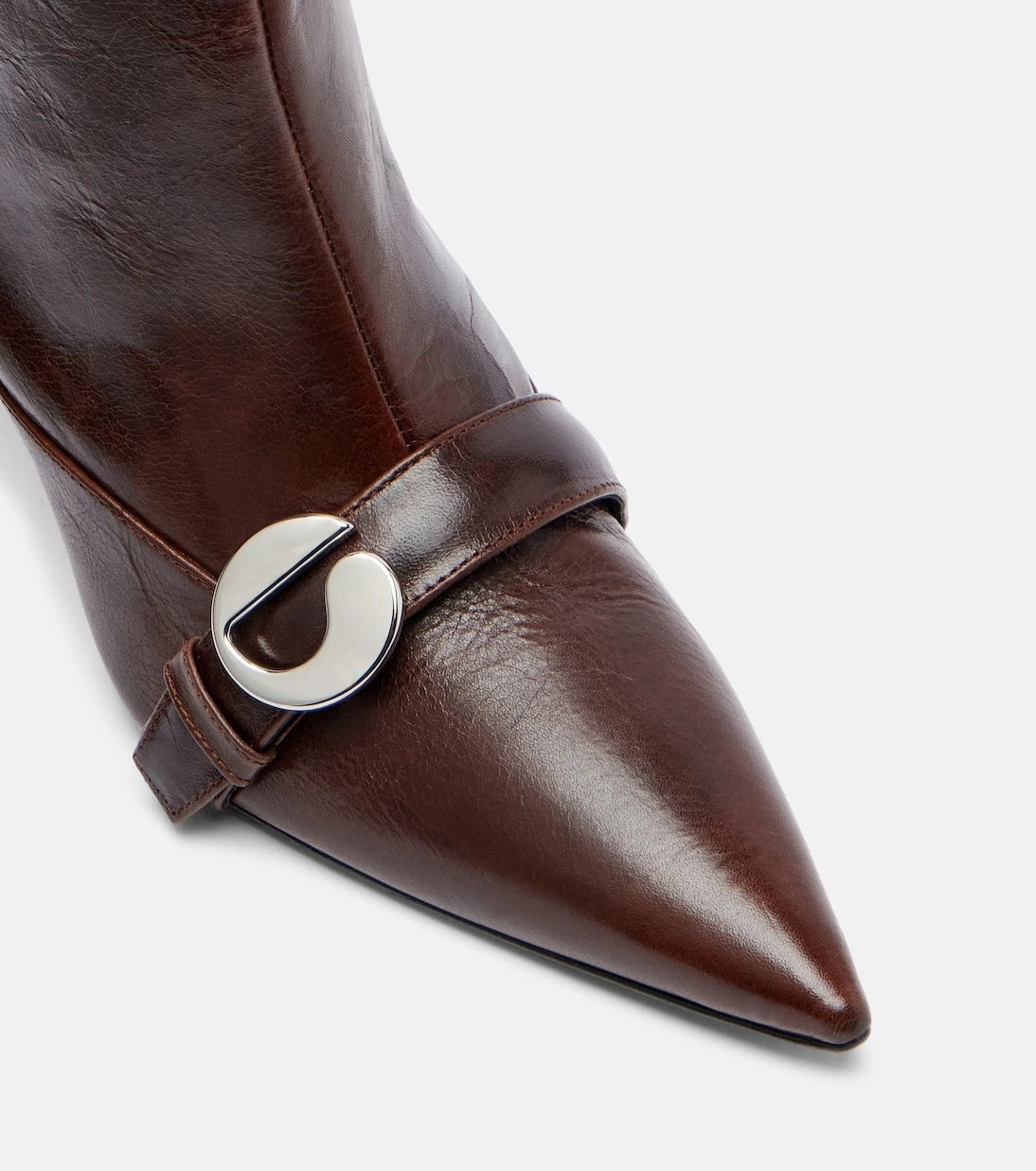 Coperni - Belt leather ankle boots