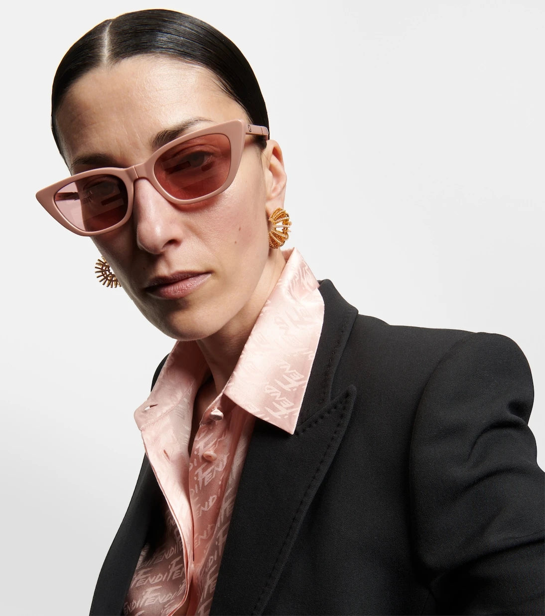 Fendi - Foldable acetate sunglasses