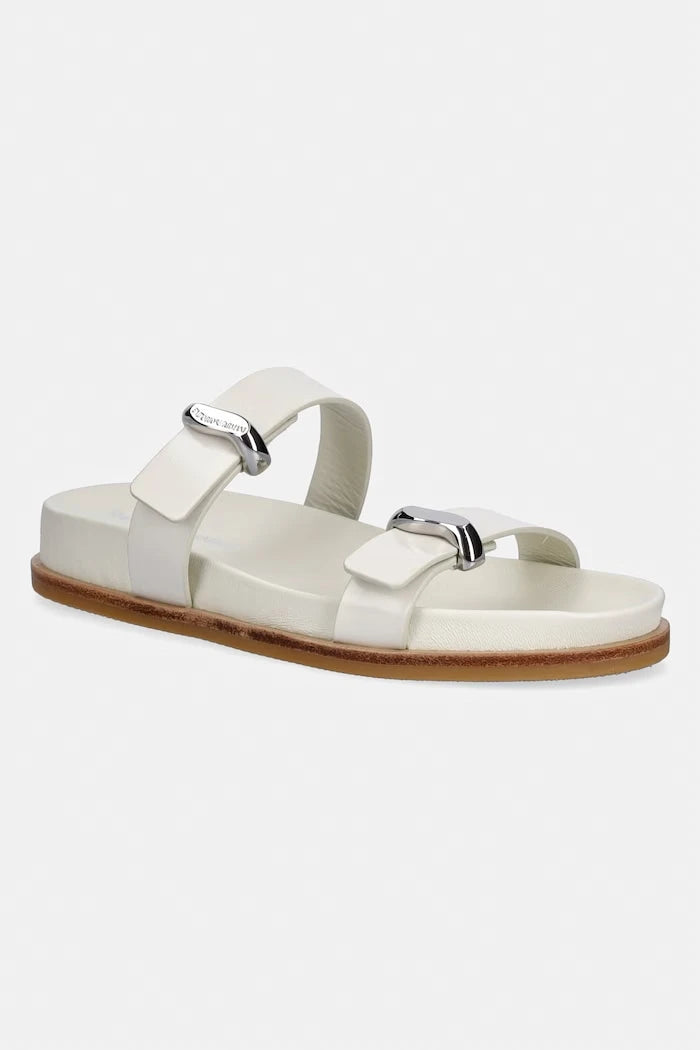 Emporio Armani чехли дамски кожени