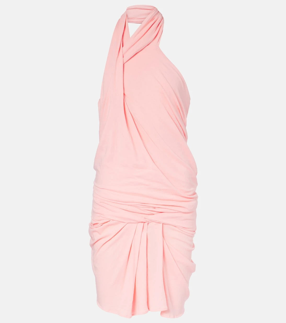 Entire Studios - Draped cotton-blend jersey minidress