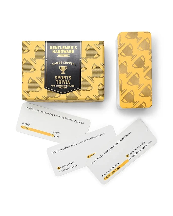Игра - викторина Gentlemen's Hardware Sports Trivia
