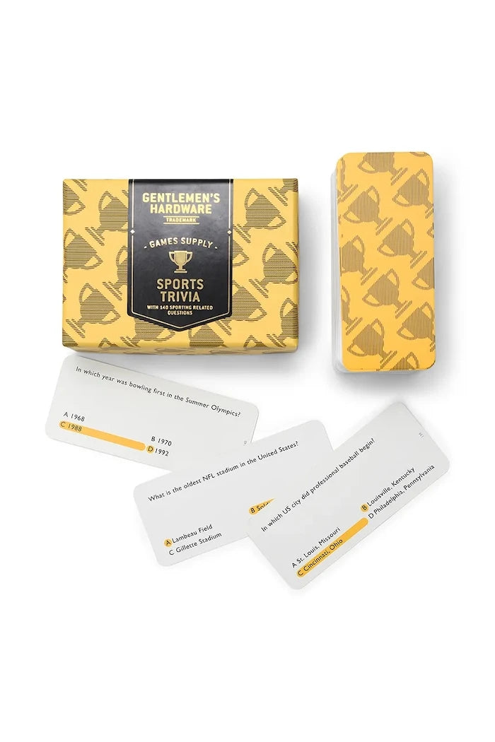 Игра - викторина Gentlemen's Hardware Sports Trivia