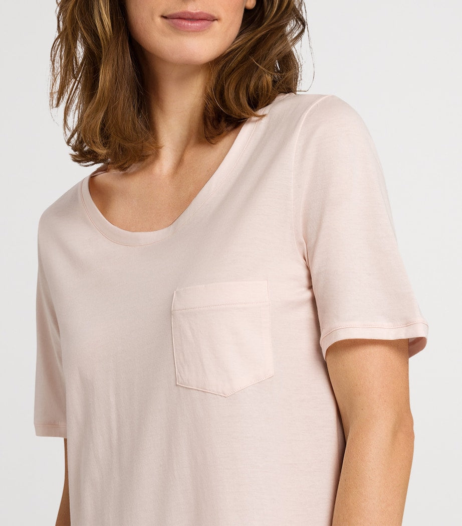 Hanro Neutral Cotton Deluxe Nightdress