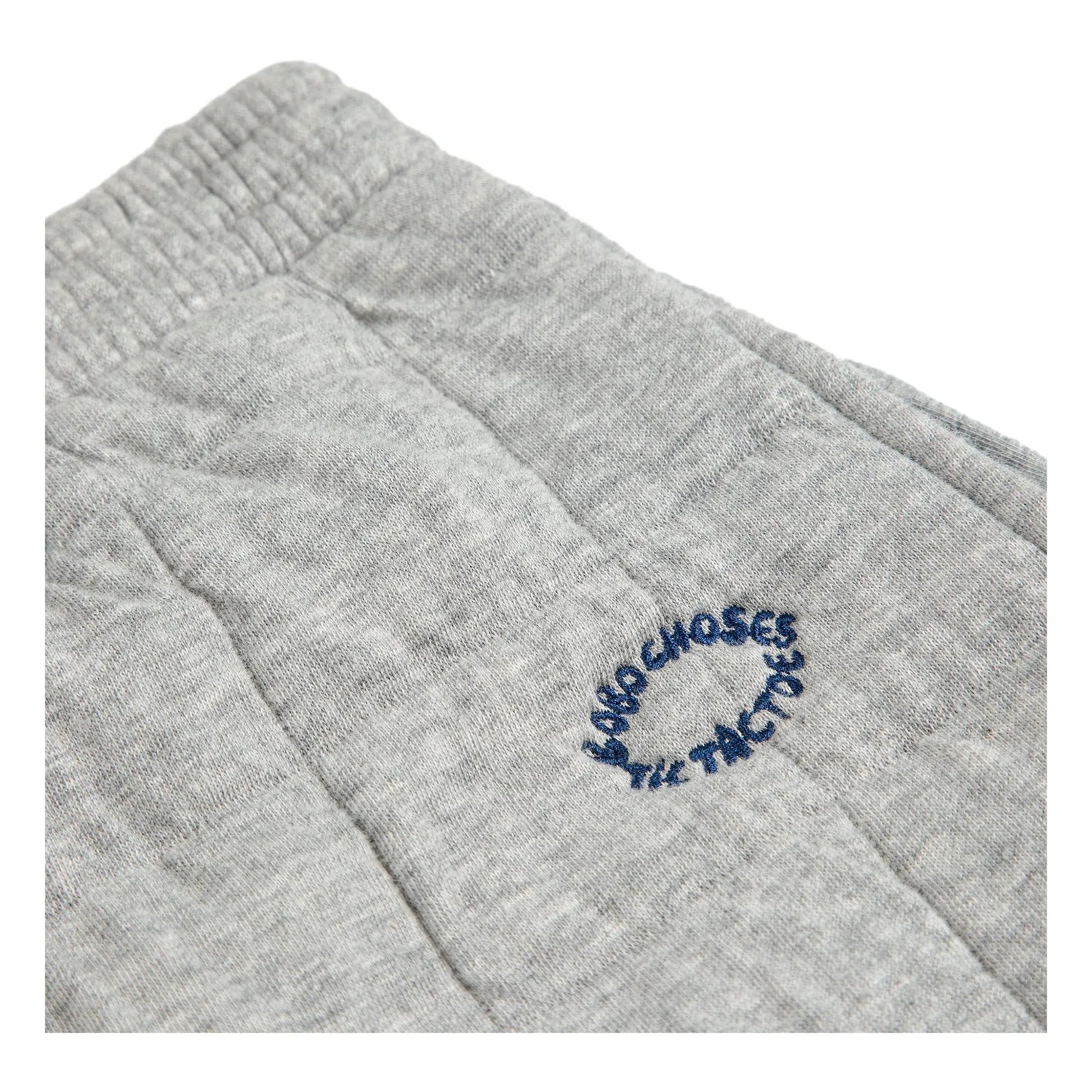 Bobo Choses - Quilted jogger | Heather grey