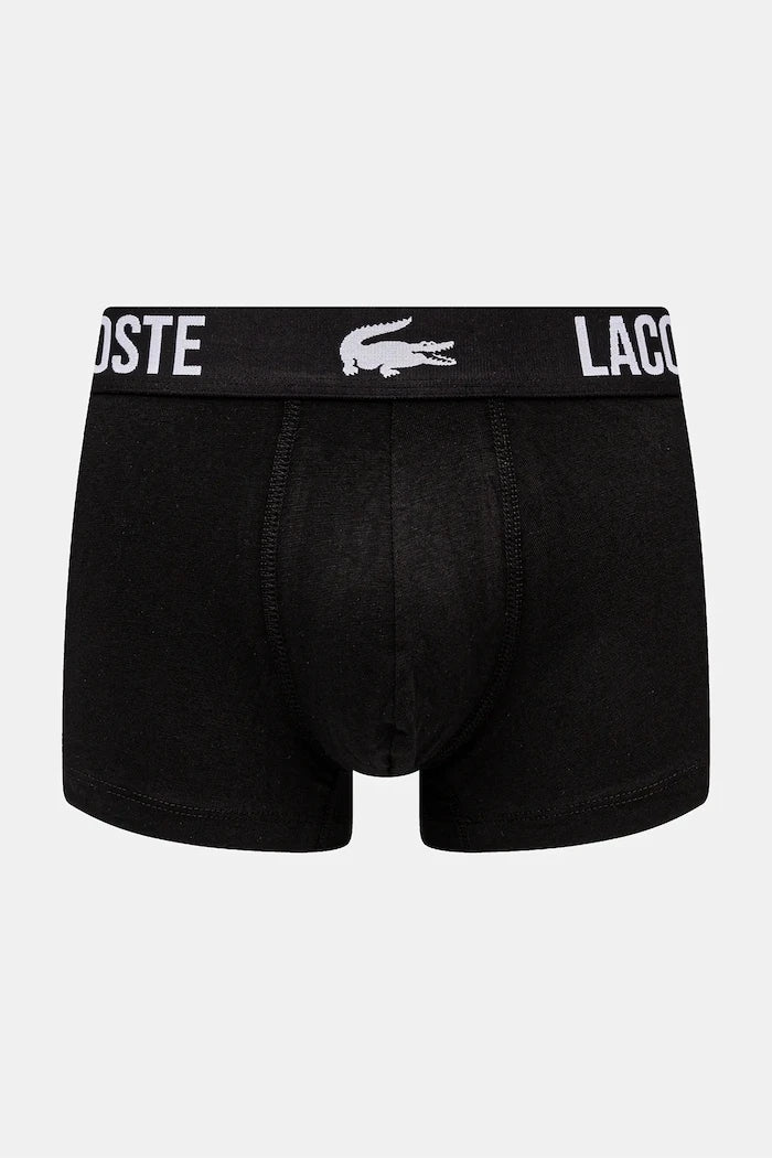 Lacoste erkek pamuklu elastan boxer 3'lü