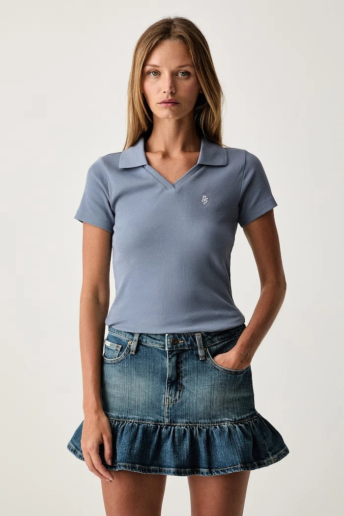 Guess Jeans denim kloş etek