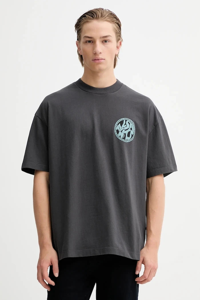 Памучна тениска AllSaints DISTORTION