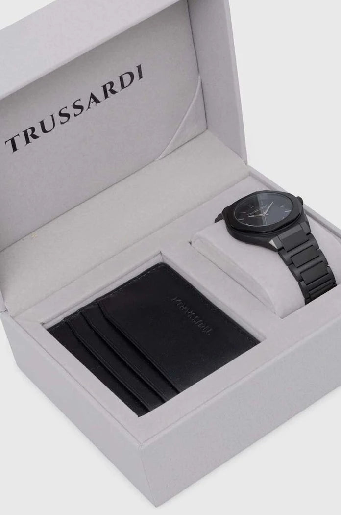 Часовник и калъф за карти Trussardi