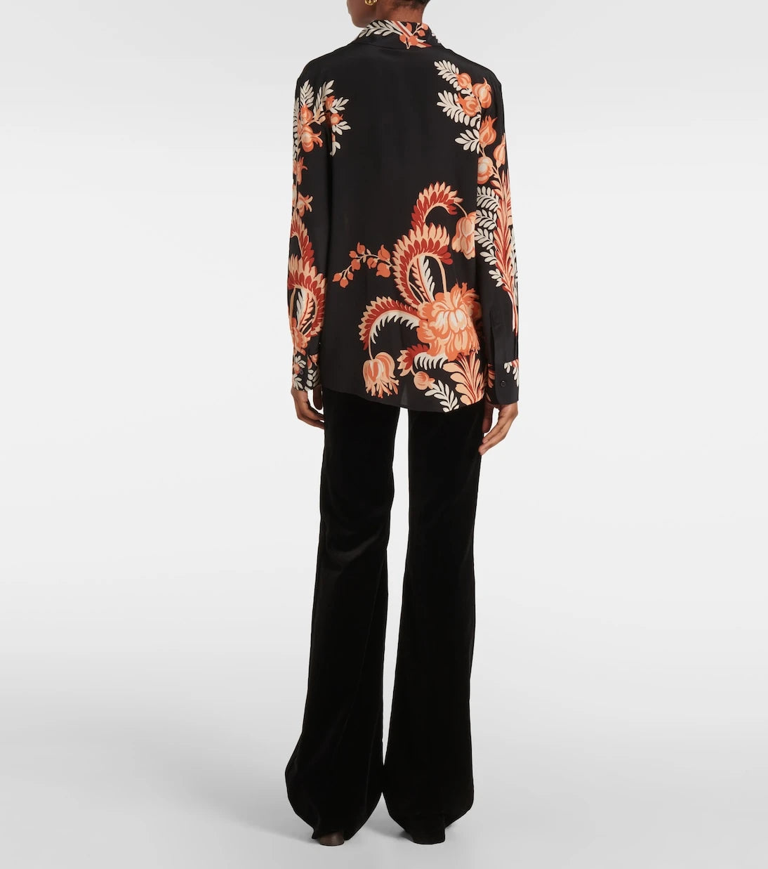 Etro - Printed silk crêpe de chine blouse