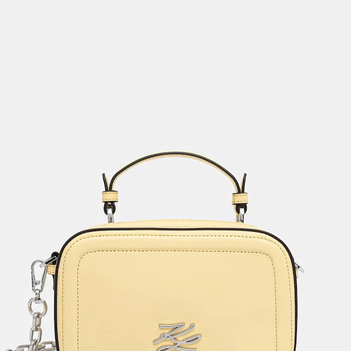 Karl Lagerfeld чанта crossbody дамска от кожа K/AUTOGRAPH