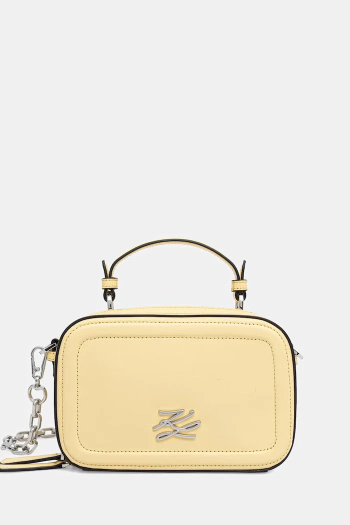 Karl Lagerfeld чанта crossbody дамска от кожа K/AUTOGRAPH