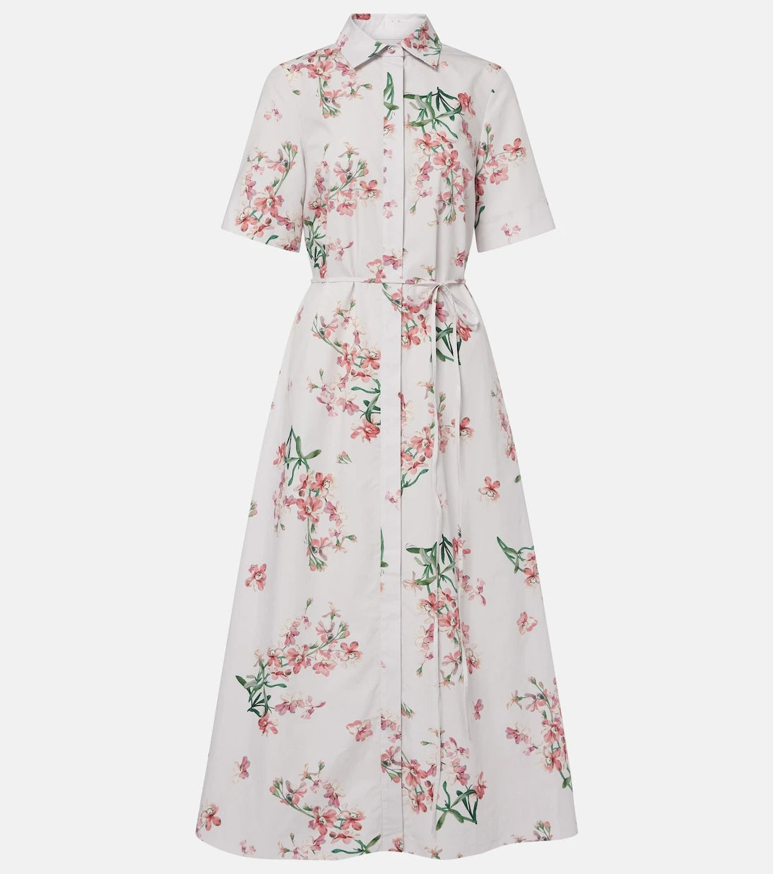 Erdem - Floral cotton shirt dress
