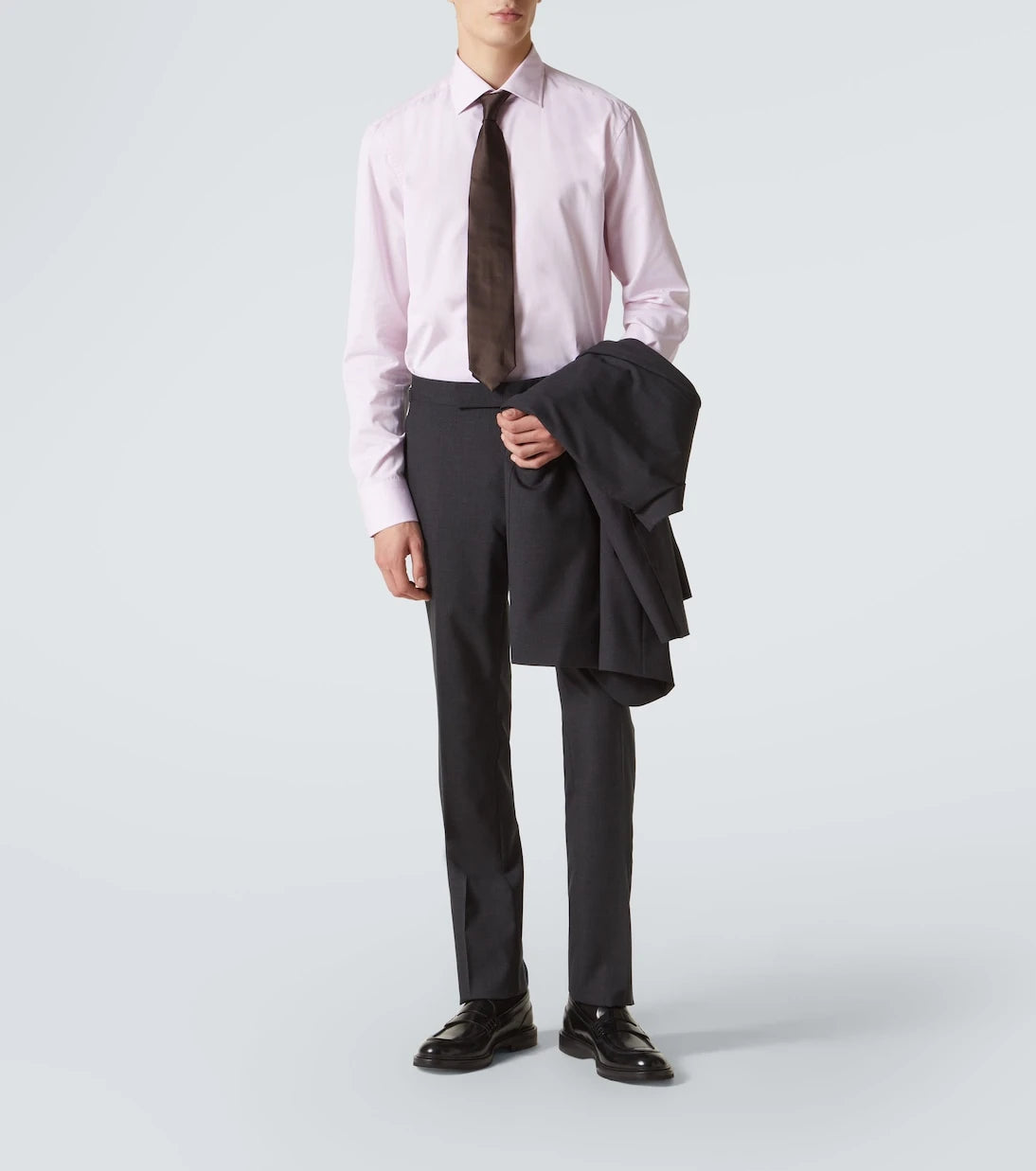 Canali - قميص أكسفورد كلاسيكي من القطن