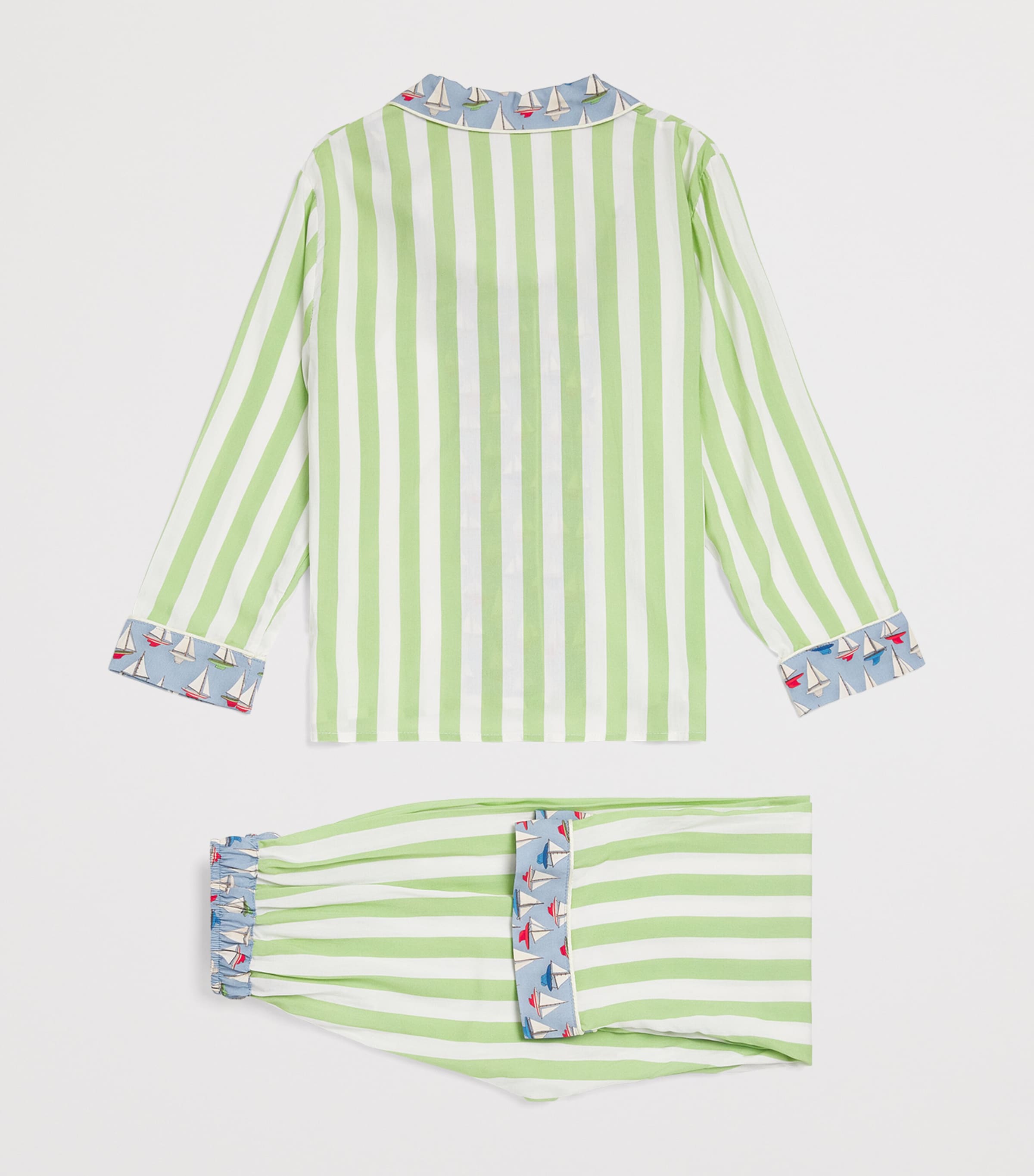 KAREN MABON KIDS Stripe Boat Print Pyjama Set (2-13 Years)