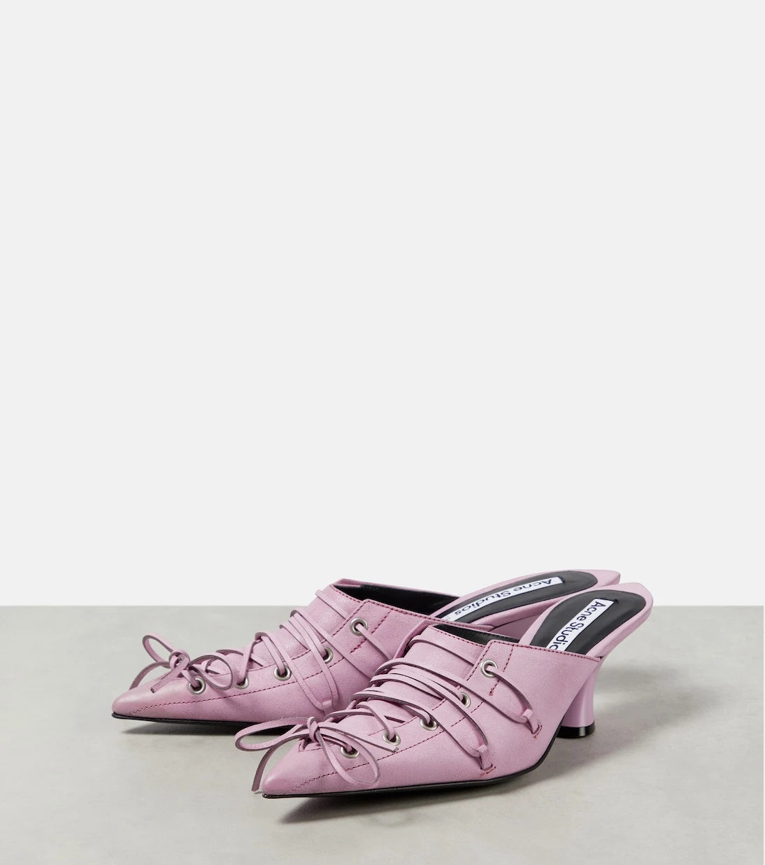 Acne Studios - بغال جلدية برباط