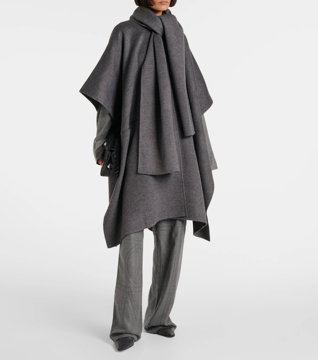 Toteme - Doublé scarf wool coat