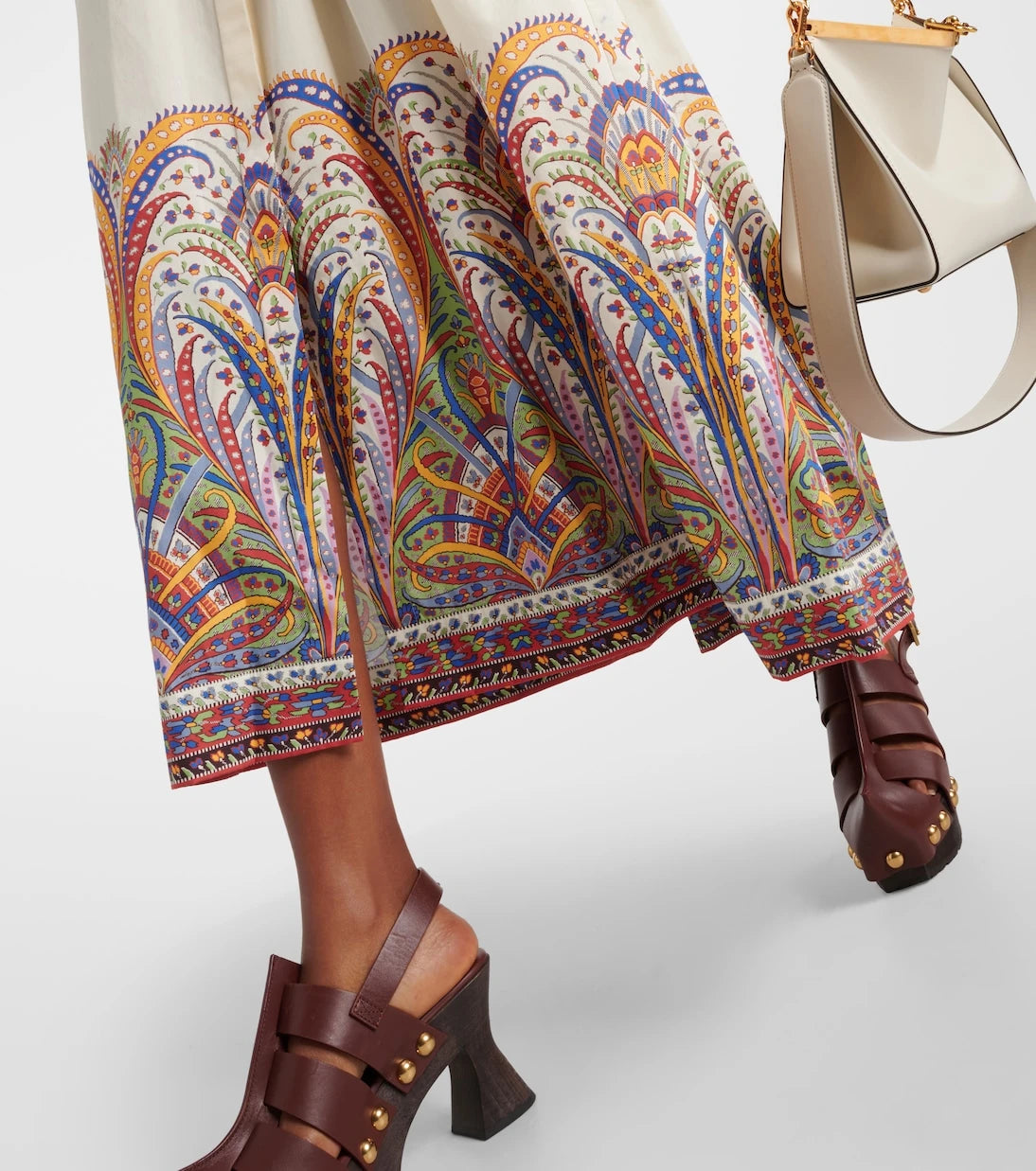 Etro - Paisley cotton poplin shirt dress