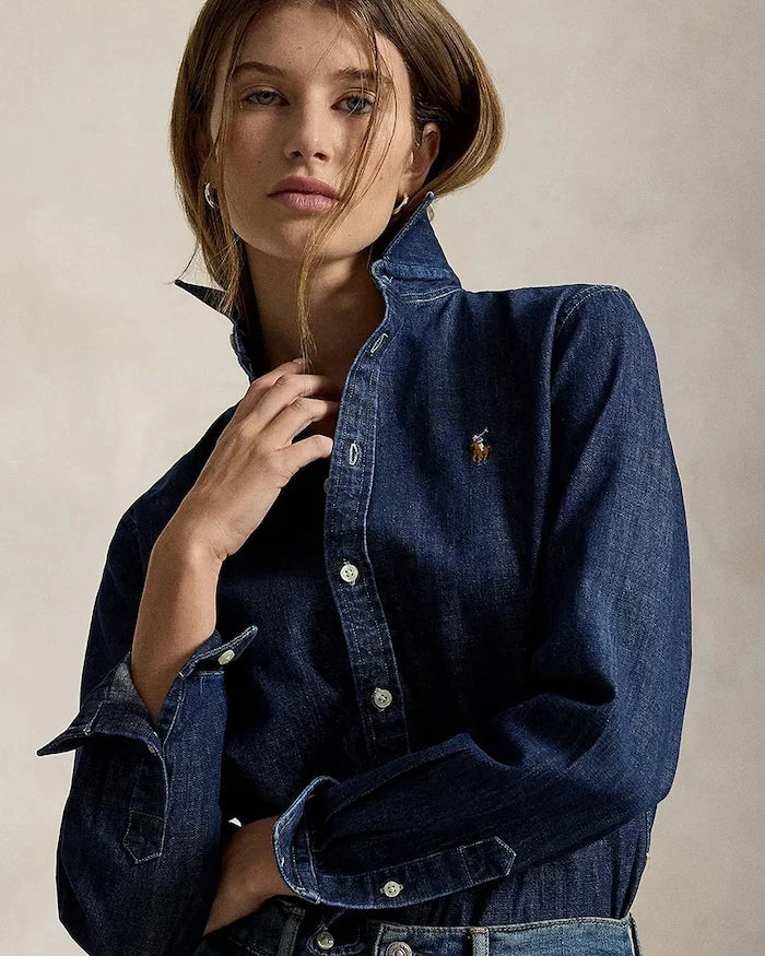 Polo Ralph Lauren kadın denim gömlek